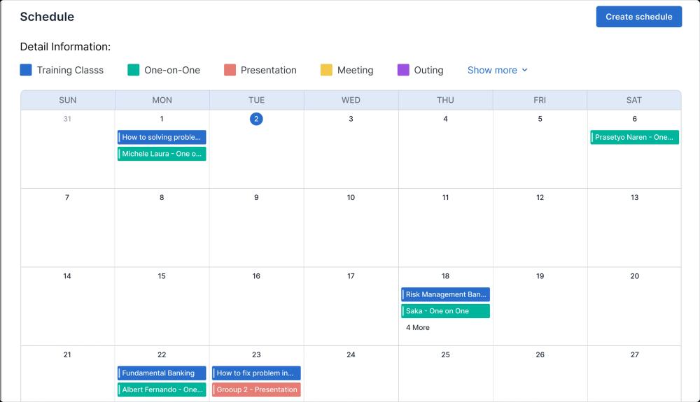 Hero TMS Schedules